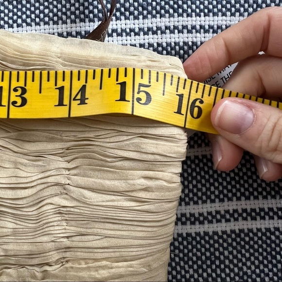 NWT Andy The Anh Pleated Silk Empire Sheath Cocktail Dress • 4 - Picture 11 of 14